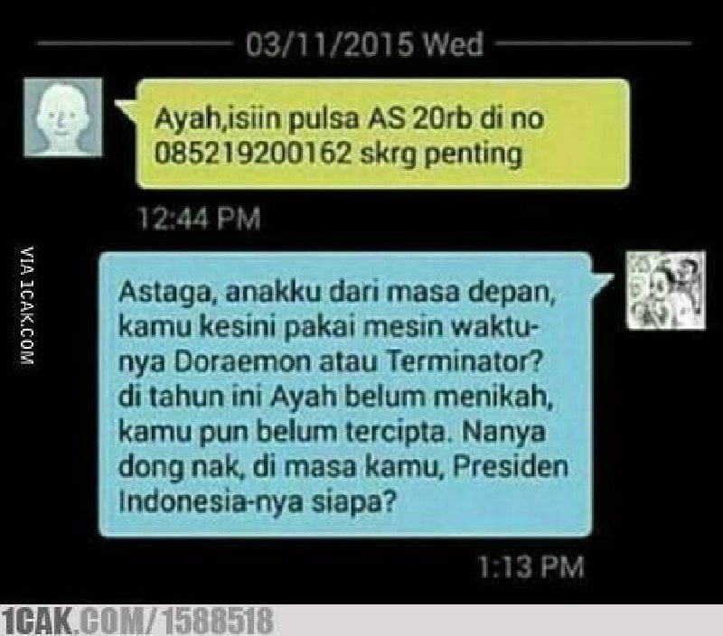 Balasan chat berbau penipuan © 2023 brilio.net