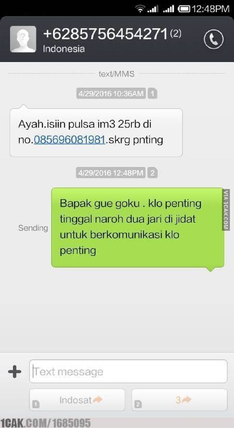 Balasan chat berbau penipuan © 2023 brilio.net