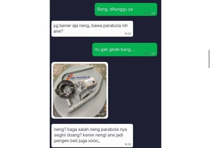 Chat lucu penumpang nitip barang © 2023 brilio.net