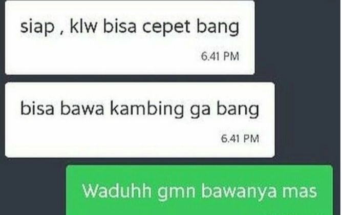 Chat lucu penumpang nitip barang © 2023 brilio.net