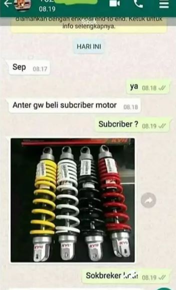 chat lucu ke teman pakai bahasa Inggris Berbagai sumber