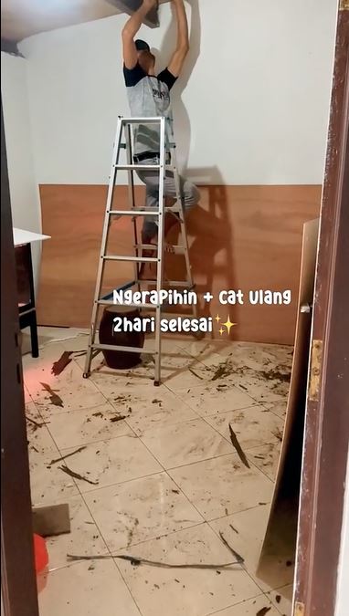 Makeover ruangan nggak terpakai jadi kamar anak TikTok Makeover ruangan nggak terpakai jadi kamar anak TikTok