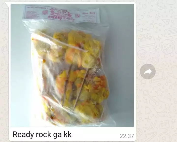 Chat typo penjual © berbagai sumber