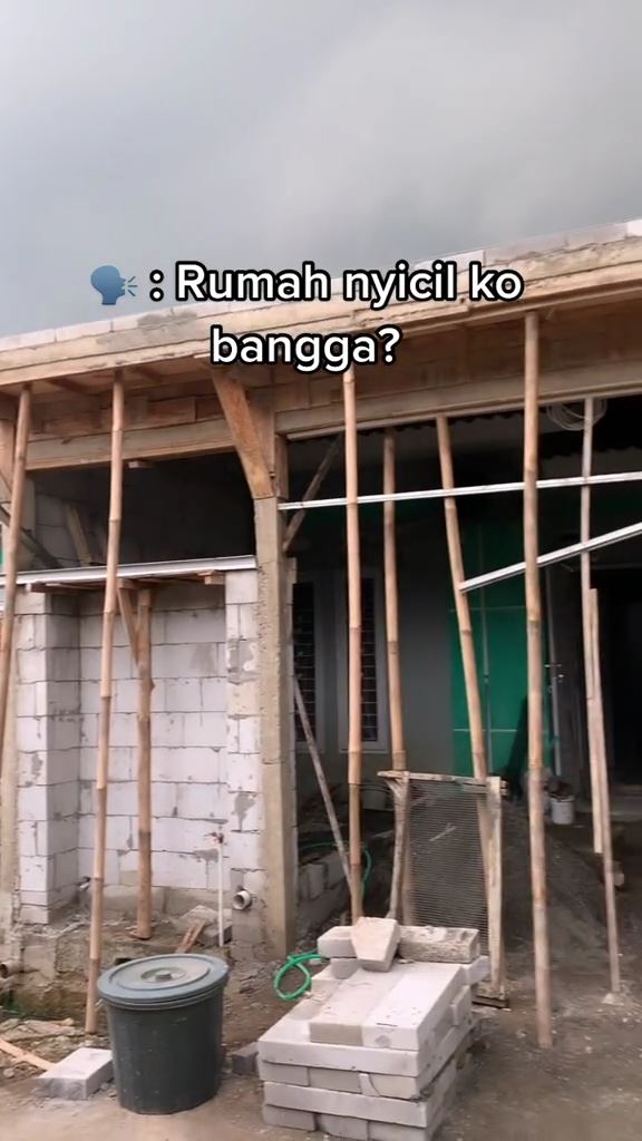 makeover rumah subsidi tipe 27 © TikTok