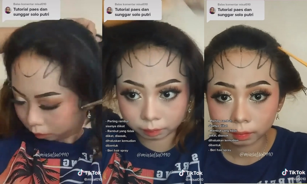 dandan paes jawa sendiri  © TikTok/@misal010