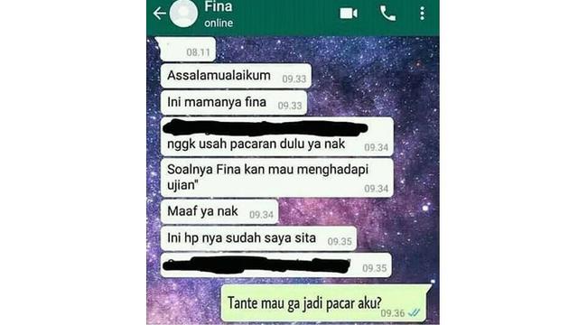 Chat lucu ke calon mertua © 2023 brilio.net Chat lucu ke calon mertua © 2023 brilio.net