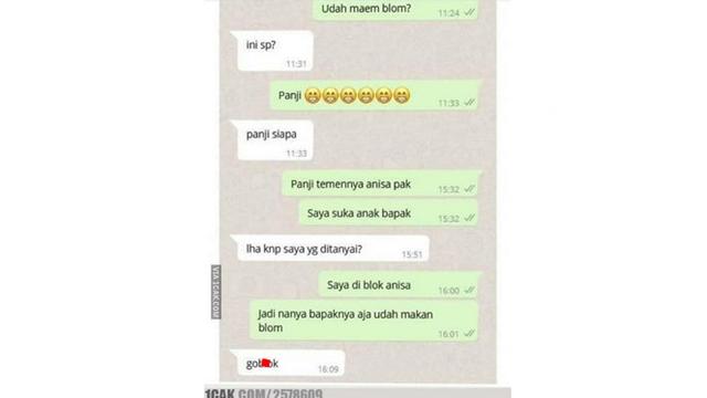 Chat lucu ke calon mertua © 2023 brilio.net Chat lucu ke calon mertua © 2023 brilio.net