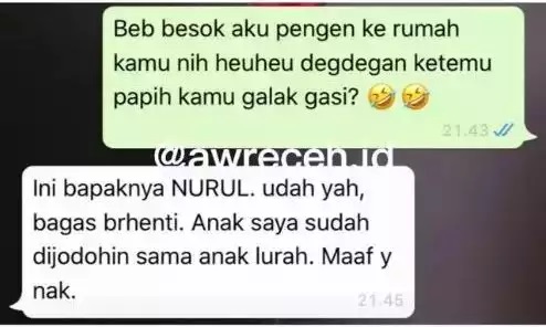 Chat lucu ke calon mertua © 2023 brilio.net Chat lucu ke calon mertua © 2023 brilio.net