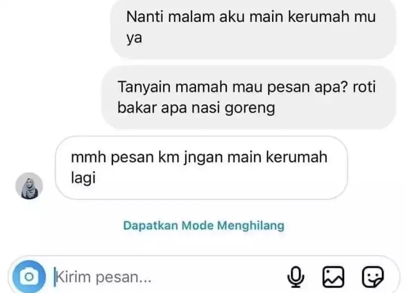 Chat lucu ke calon mertua © 2023 brilio.net Chat lucu ke calon mertua © 2023 brilio.net