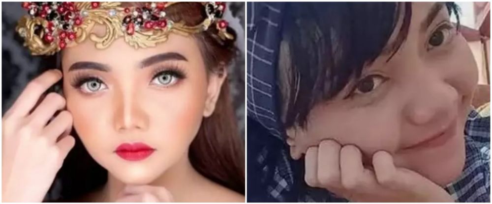 beda biduan koplo pakai tanpa makeup © Instagram beda biduan koplo pakai tanpa makeup © Instagram