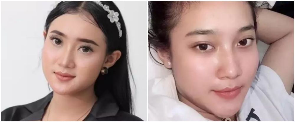 beda biduan koplo pakai tanpa makeup © Instagram beda biduan koplo pakai tanpa makeup © Instagram