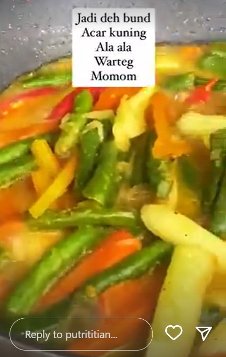 10 Inspirasi menu sayur rumahan ala Putri Titian, sehat, lezat, dan nggak bikin bosan