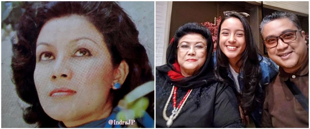 potret dulu dan kini bidadari warkop © berbagai sumber