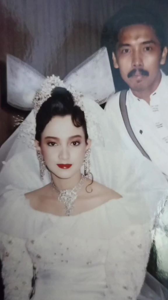 makeup pengantin 90an © TikTok