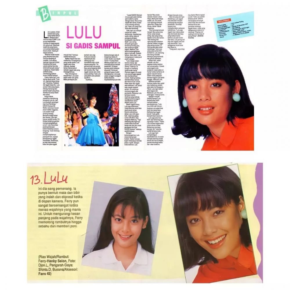 11 Potret Lulu Tobing di awal karier © 2023 brilio.net