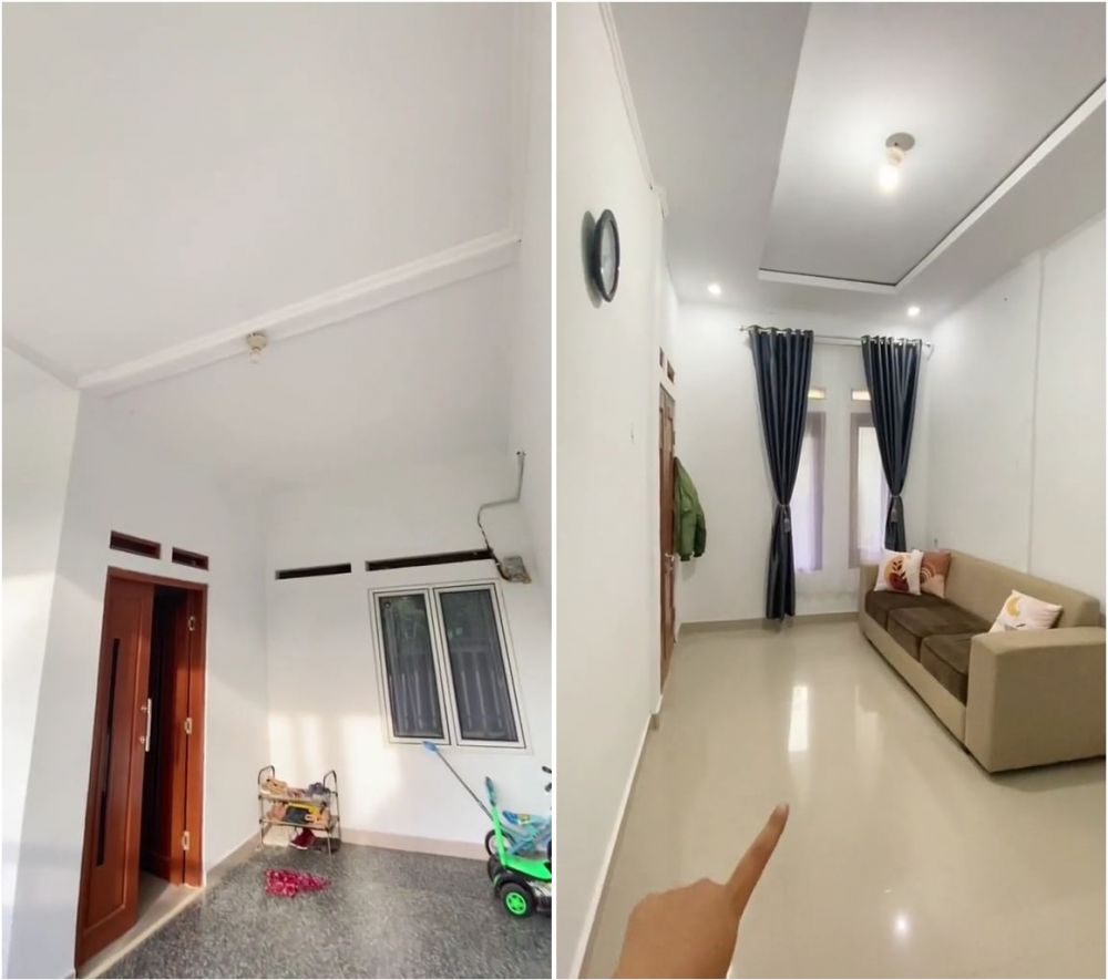 makeover rumah subsidi tipe 22 © TikTok makeover rumah subsidi tipe 22 © TikTok