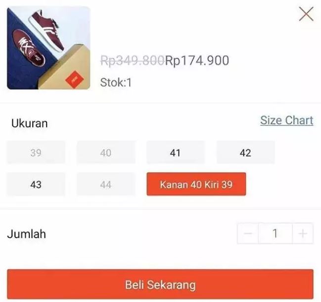 Momen kocak beli barang diskon di toko online Berbagai sumber