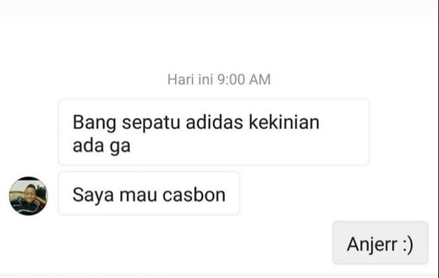 Chat lucu dengan penjual toko online ini kocak Berbagai sumber