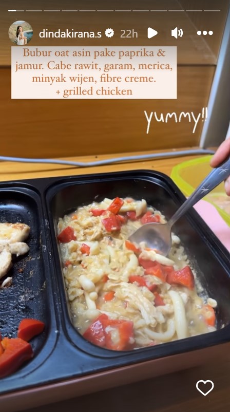 10 Masakan sehat buatan Dinda Kirana ini cocok buat diet, simpel dan tetap lezat