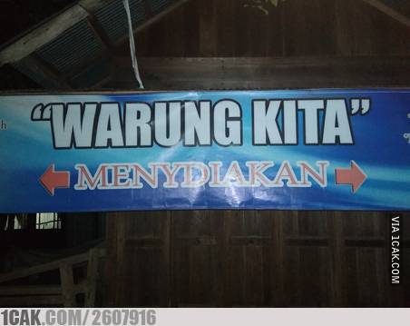 Tulisan spanduk tidak selesai © 2023 brilio.net