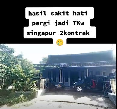 TKW pamer kesuksesan punya rumah gedong TikTok TKW pamer kesuksesan punya rumah gedong TikTok