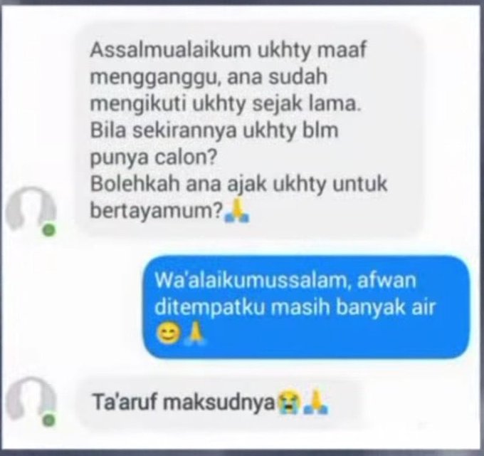 Chat lucu ngelamar pacar bikin deg-degan Berbagai sumber