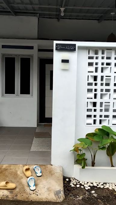 Renovasi teras rumah bersubsidi jadi estetik TikTok
