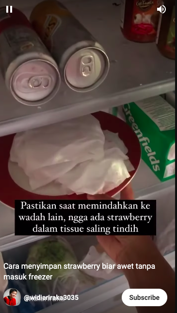 Tak perlu dimasukkan ke freezer, ini cara menyimpan stroberi agar tetap segar tahan lama