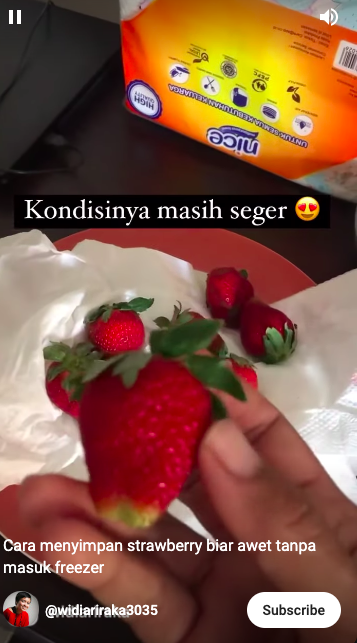 Tak perlu dimasukkan ke freezer, ini cara menyimpan stroberi agar tetap segar tahan lama