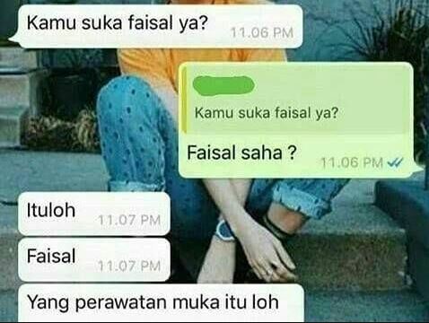 Chat kocak saat chat teman ini susah banget diajak serius Berbagai sumber
