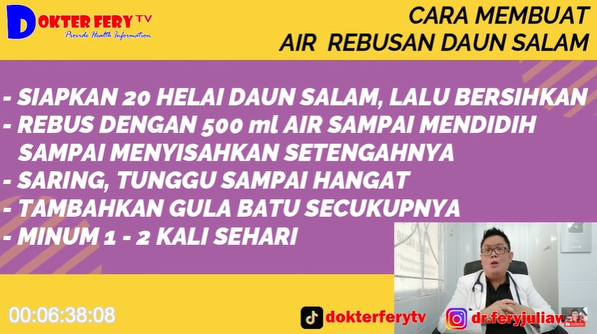 Mudah dipraktikkan, ini cara merebus daun salam agar tetap berkhasiat turunkan kolesterol
