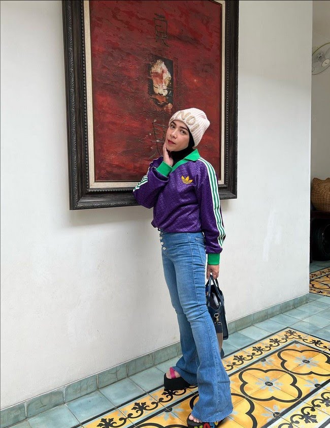 transformasi melly goeslaw jadi langsing © 2023 brilio.net