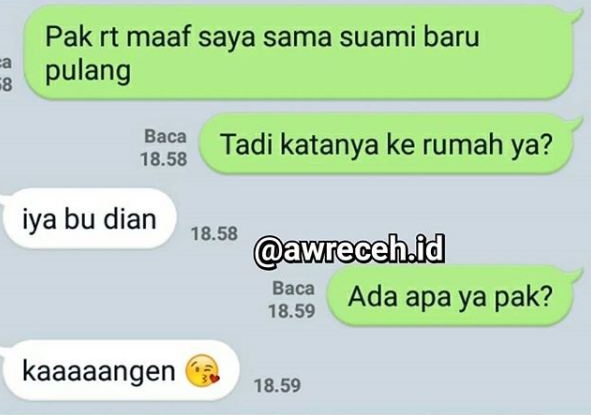 chat serius dibalas bercanda © Berbagai sumber