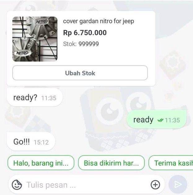 chat serius dibalas bercanda © Berbagai sumber