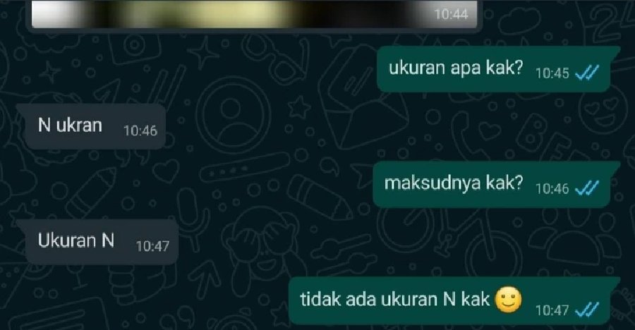 chat lucu pembeli salah ketik  © 2023 brilio.net