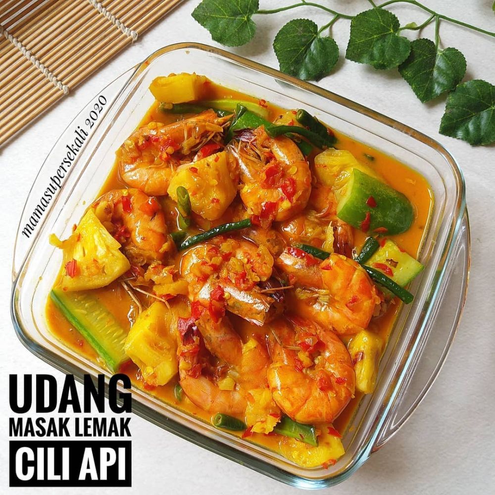 13 Resep olahan udang berkuah pedas, segar, sedap, dan bikin nagih