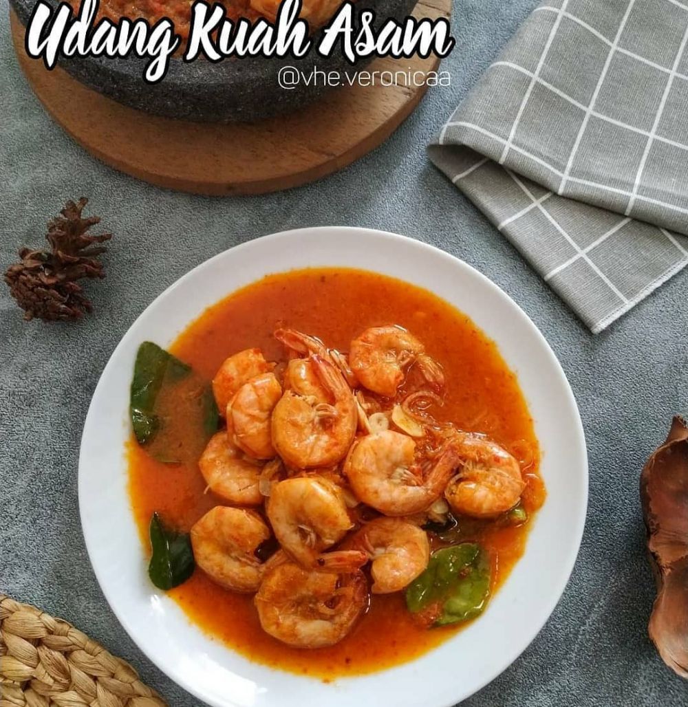 13 Resep olahan udang berkuah pedas, segar, sedap, dan bikin nagih