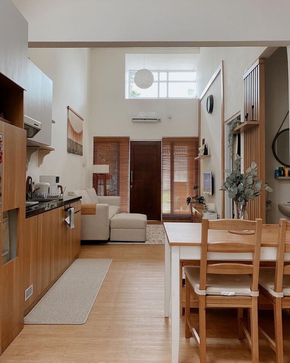 desain rumah segaris © Instagram