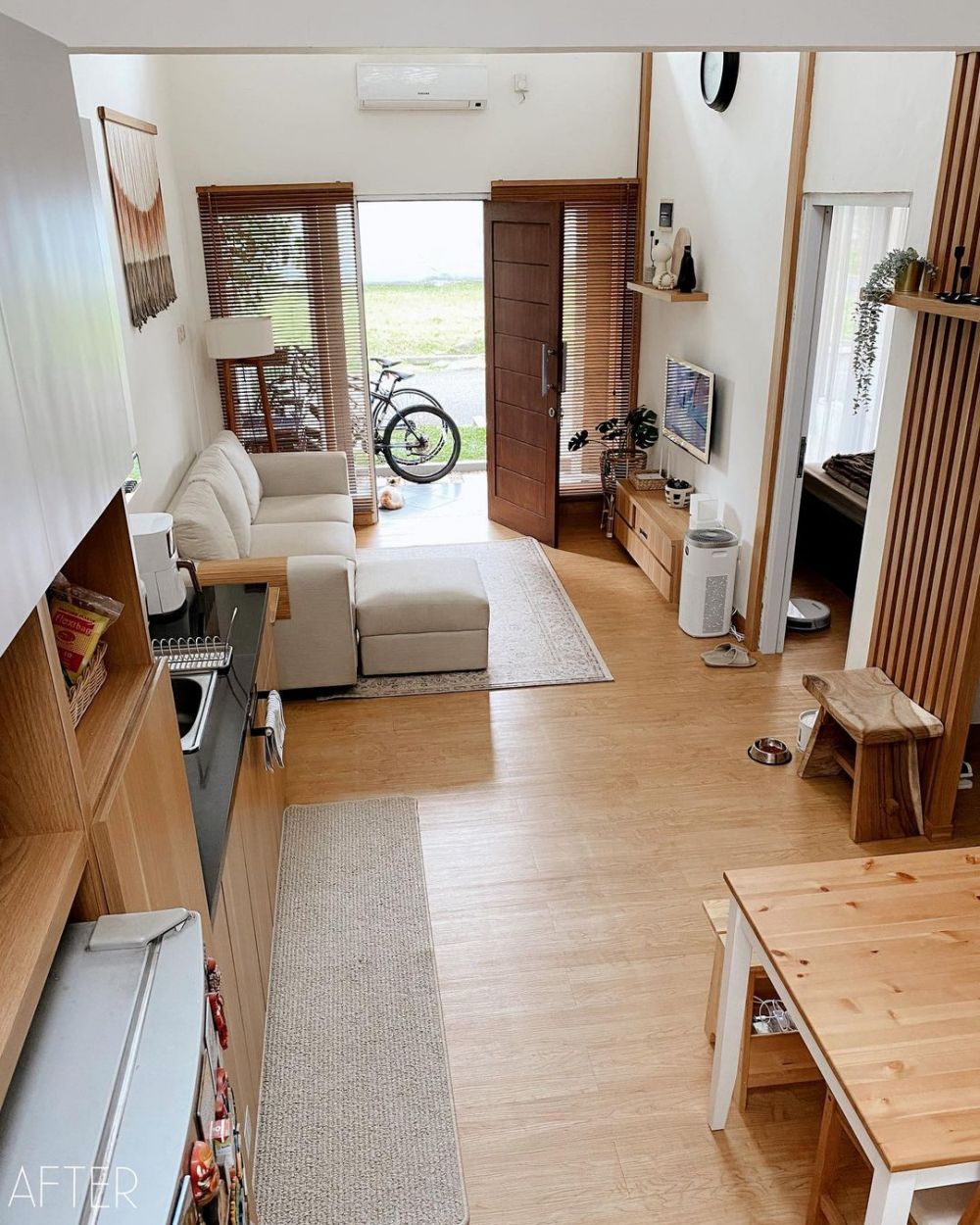 desain rumah segaris © Instagram