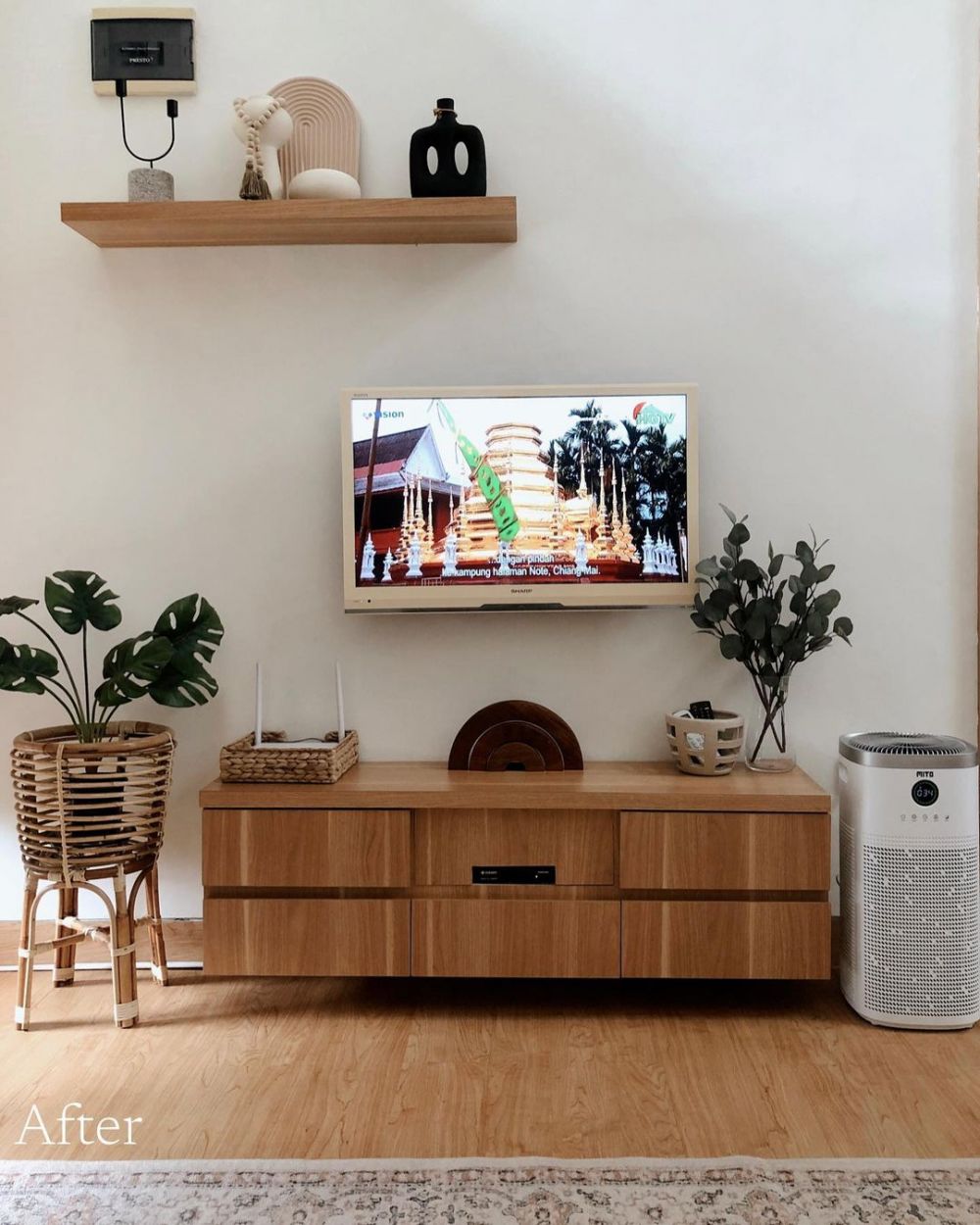 desain rumah segaris © Instagram