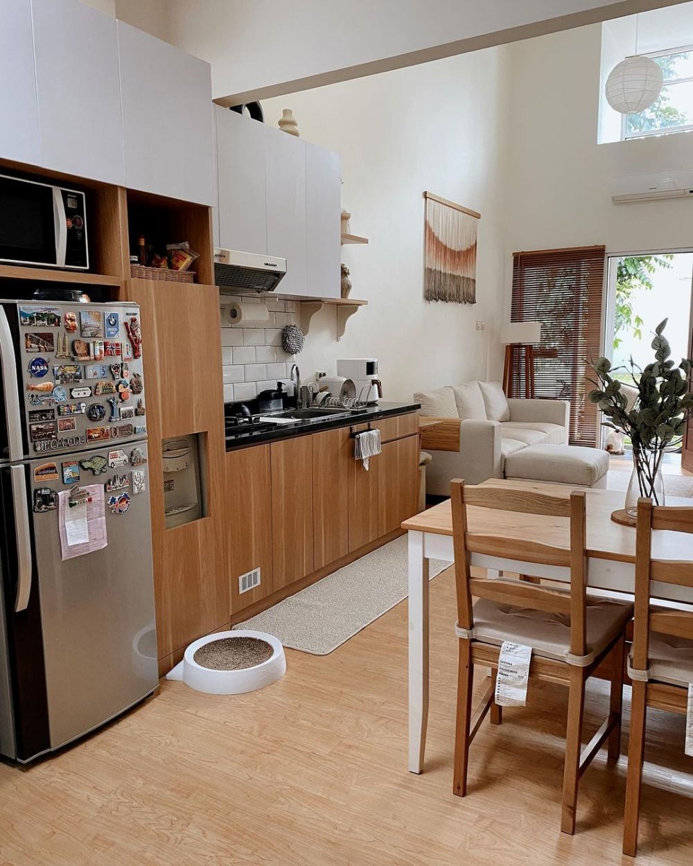 desain rumah segaris © Instagram