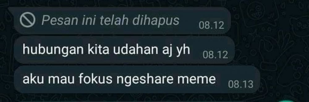 Chat lucu putusin pacar ini alasannya nyeleneh abis Berbagai sumber