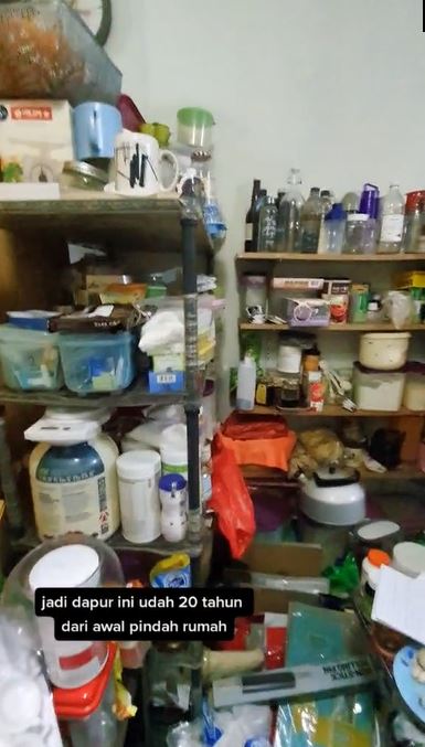 dapur ini jadi lega dan estetik usai di makeover TikTok