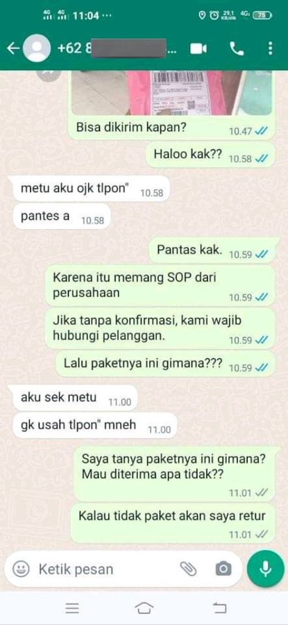 Chat kocak customer komplain ke kurir Twitter Chat kocak customer komplain ke kurir Twitter