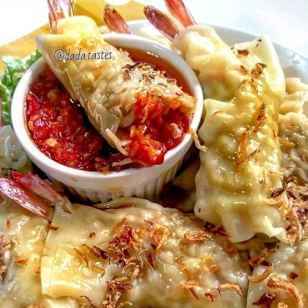 13 Resep olahan kulit pangsit basah pedas, enak, gurih, dan mudah dibuat
