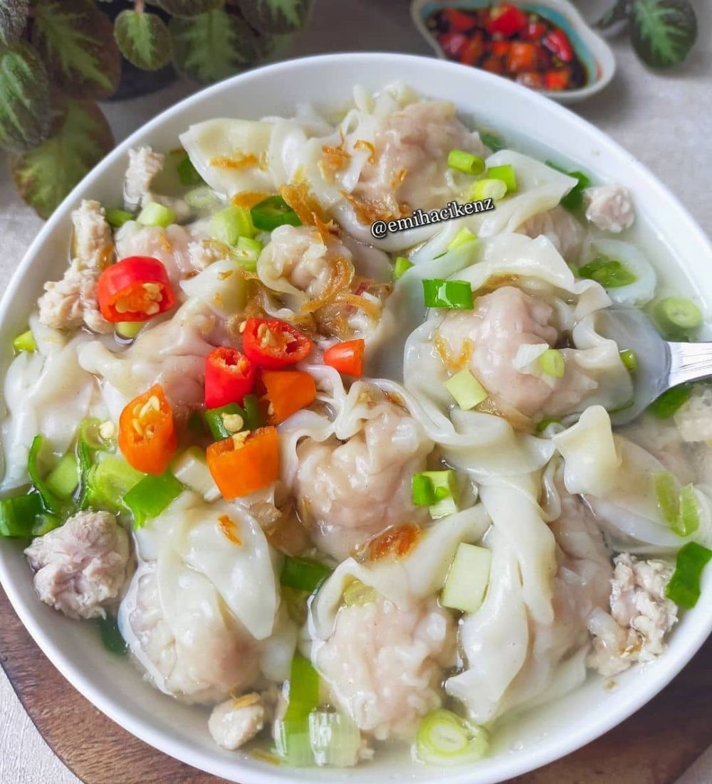 13 Resep olahan kulit pangsit basah pedas, enak, gurih, dan mudah dibuat