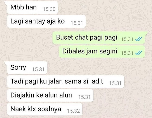 Chat lucu dicuekin teman © 2023 brilio.net Chat lucu dicuekin teman © 2023 brilio.net
