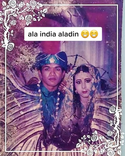 riasan pengantin era 90-an © TikTok