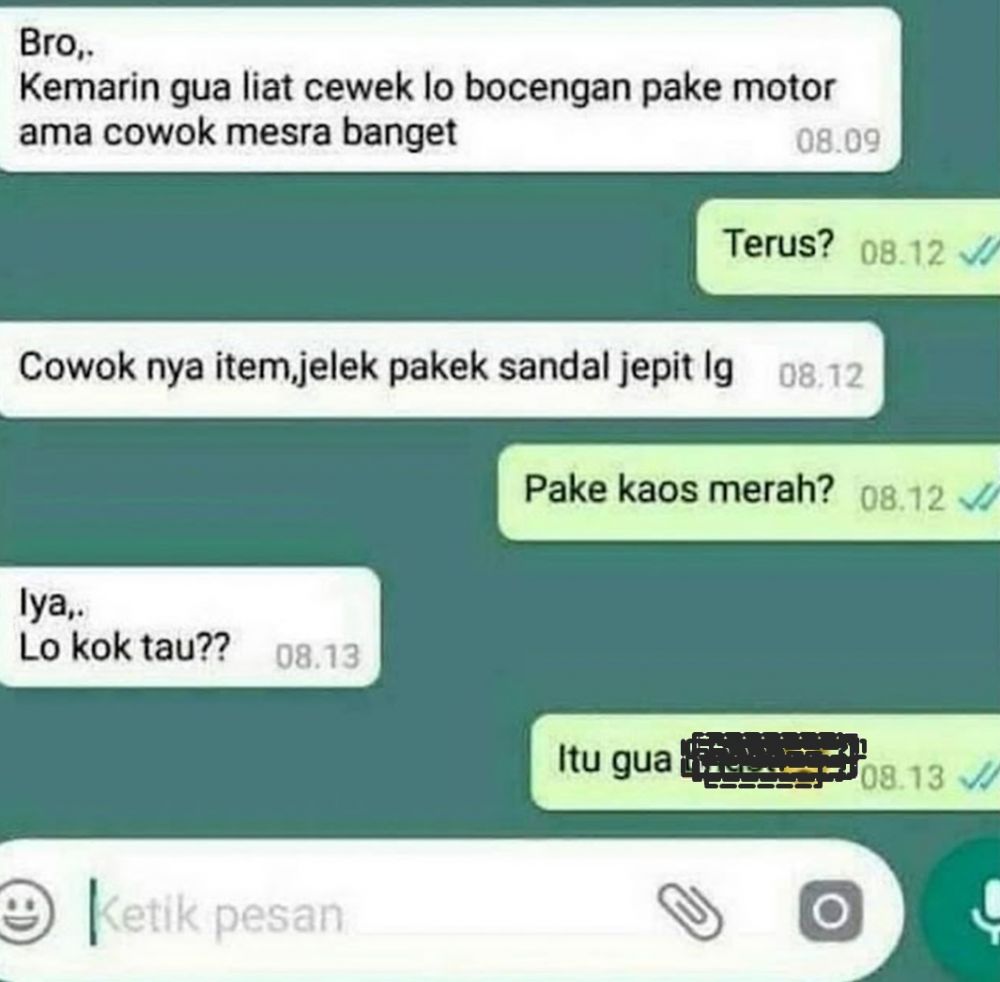 Chat lucu nyusahin teman © 2023 brilio.net