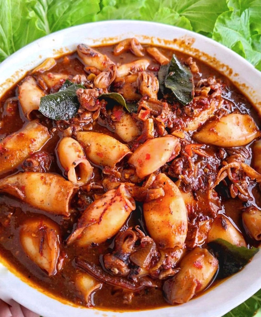 11 Resep olahan cumi berkuah pedas, lezat dan mudah dicoba di rumah